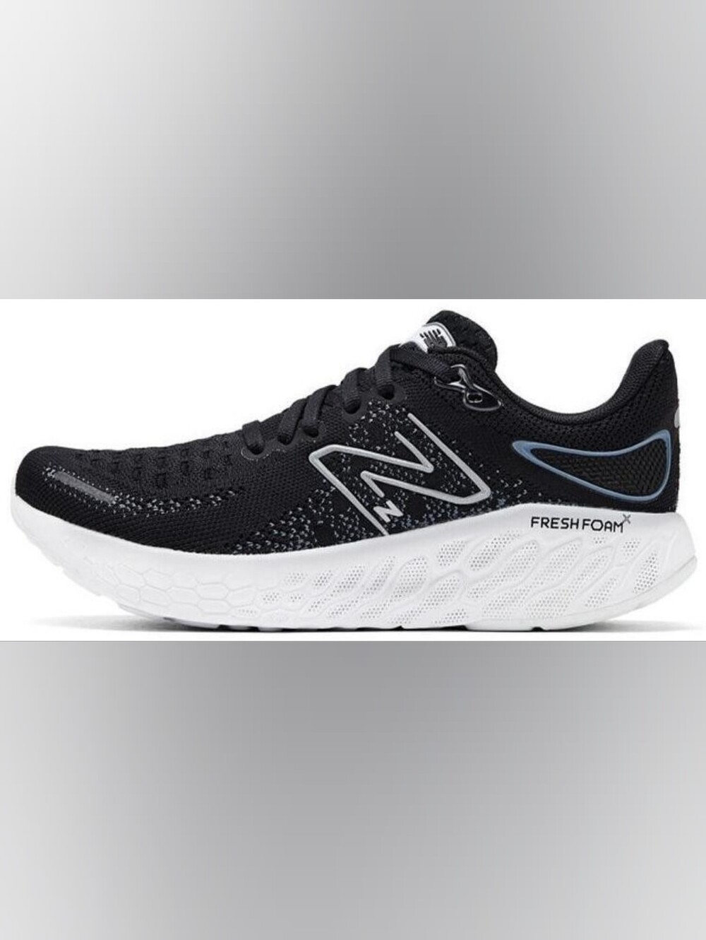 New Balance Black and White Fresh Foam Running Sneakers